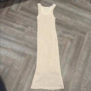 Z Supply Women’s Cream Knit Maxi Dress
